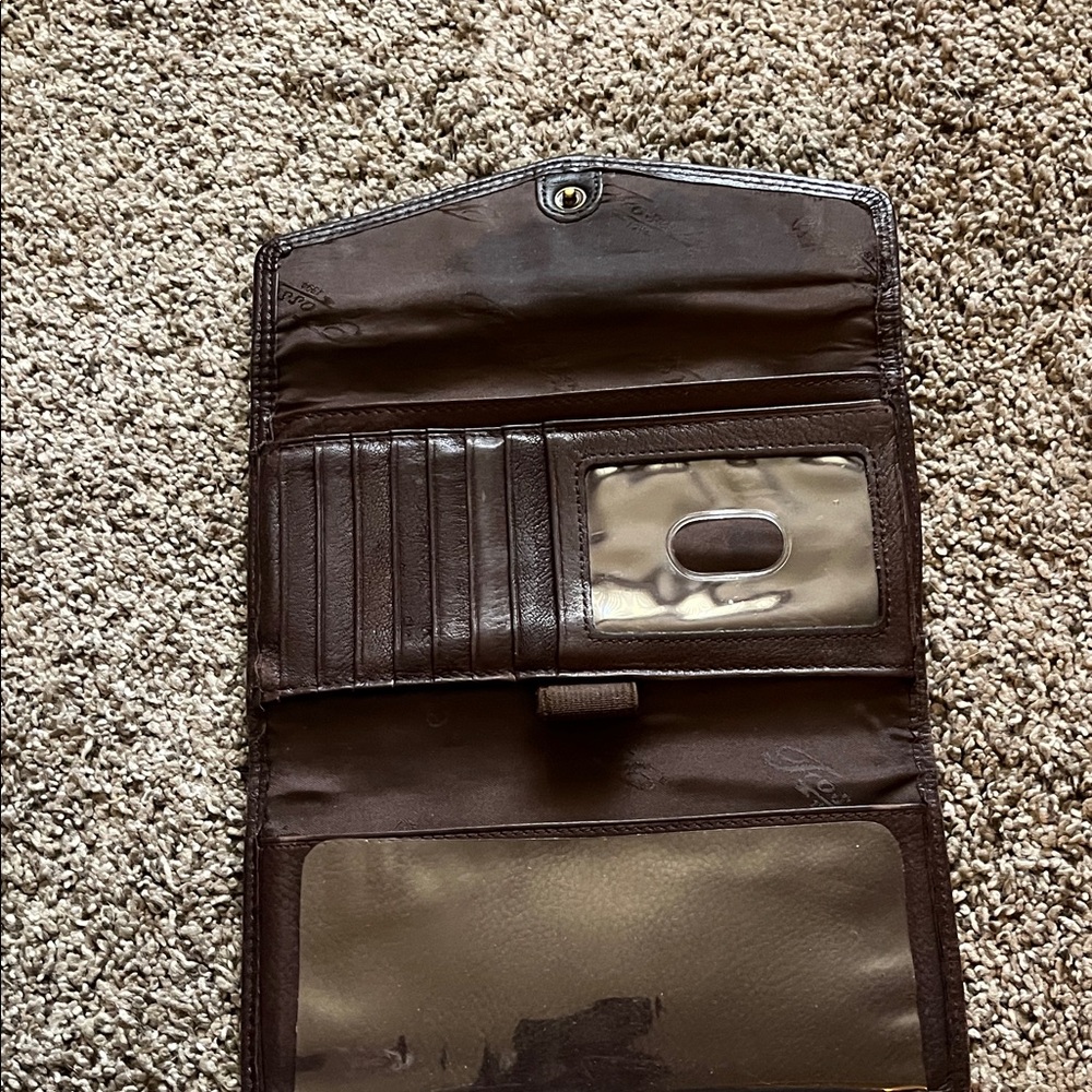 Fossil Dark Brown Leather Wallet - Picture 5 of 9